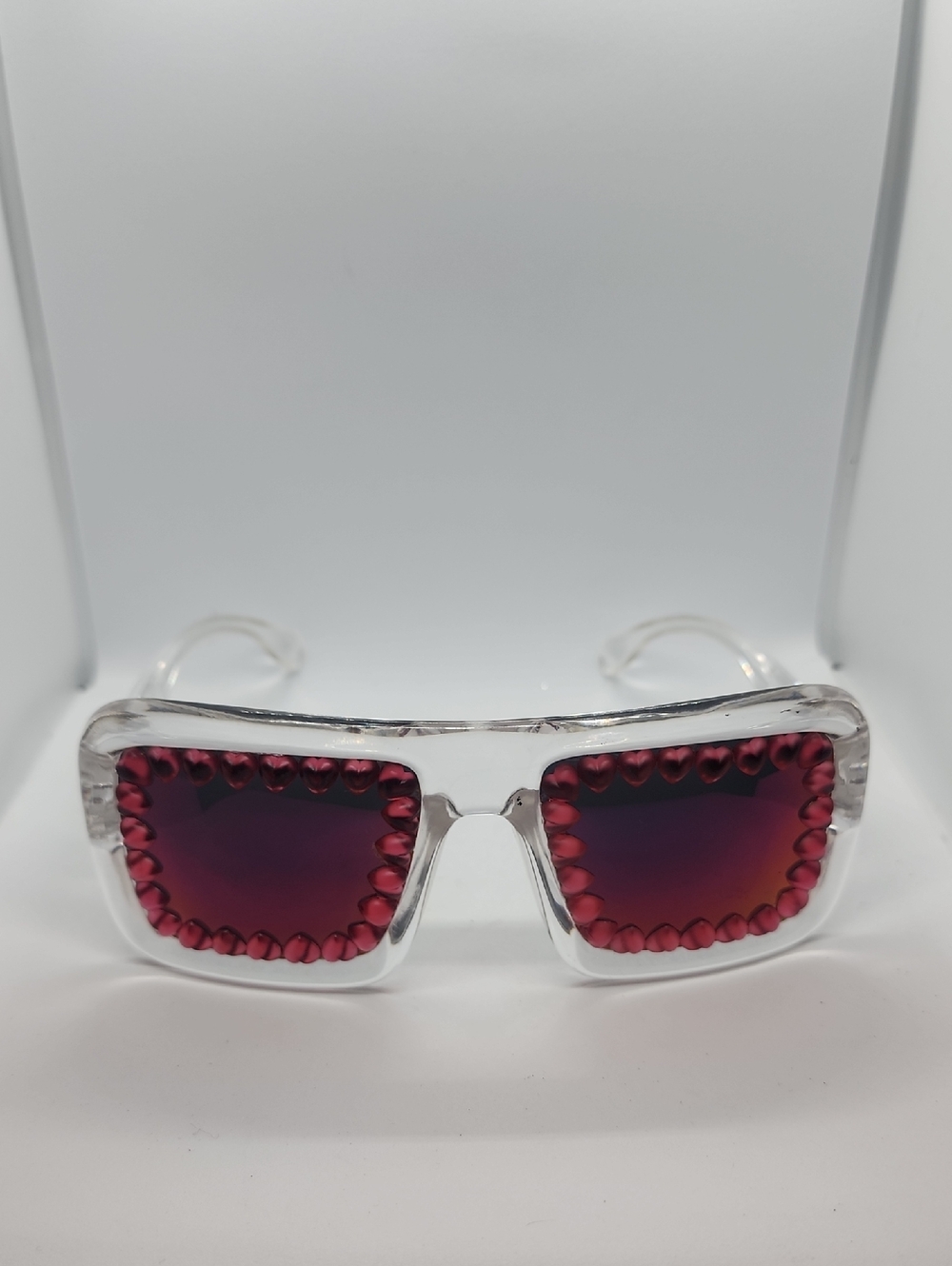 GASOLINE GLAMOUR PINK HEART OF GLASS HONDO Sunglasses - Women Accessories